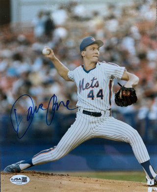 David Cone Autographed 8x10 Baseball Photo (JSA)