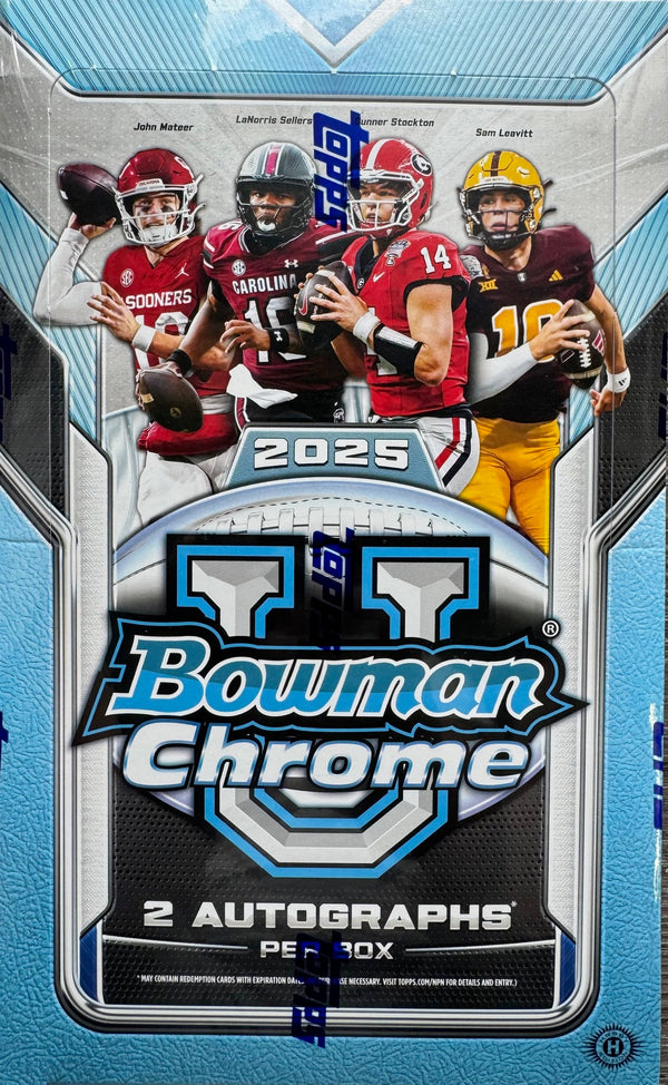 2025 Bowman University Chrome Football Hobby Box