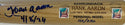 Hank Aaron Autographed Adirondack Bat #122/250 (JSA)