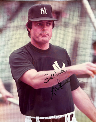 Lou Piniella Autographed 8x10 Baseball Photo