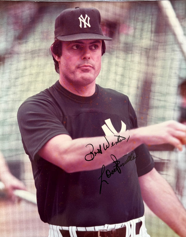 Lou Piniella Autographed 8x10 Baseball Photo