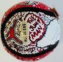 Michael Jordan Signed Hand Painted Charles Fazzino Pop Art Baseball (UDA)