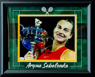 Aryna Sabalenka Autographed 8x10 Framed Tennis Photo (JSA)