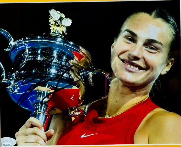 Aryna Sabalenka Autographed 8x10 Framed Tennis Photo (JSA)