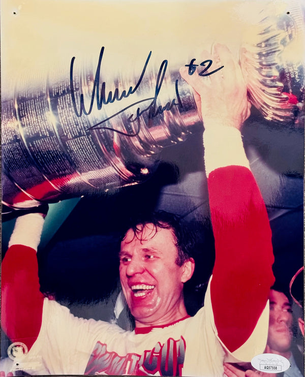 Viacheslav Fetisov Stanley Cup Signed Autographed 8x10 Photo (JSA)