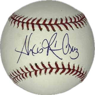 Alex Rios Cruz Autographed Baseball