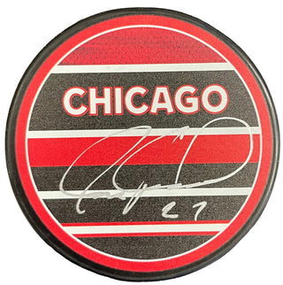 Jeremy Roenick Autographed Chicago Blackhawks Puck (JSA)