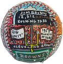 Jim Brown Signed Hand Painted Charles Fazzino Pop Art Baseball (Beckett)