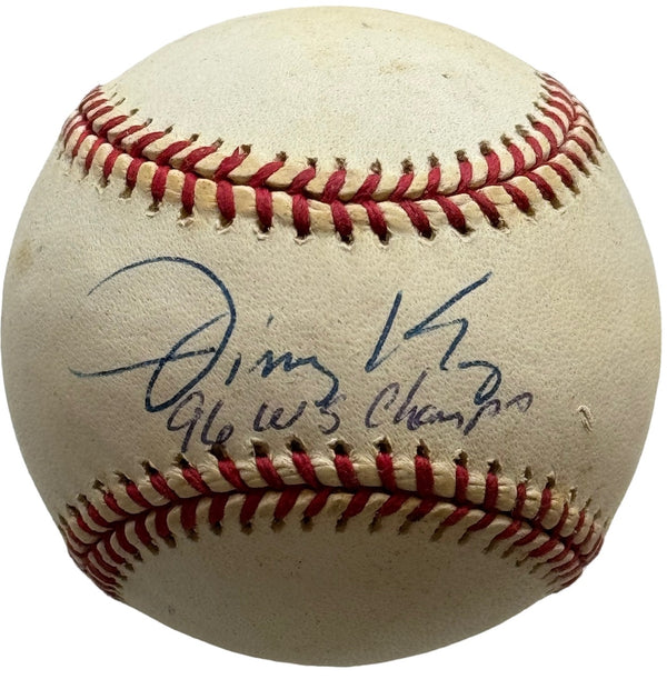 Jimmy Key Autographed Official Major League Baseball (JSA)