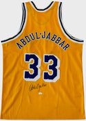 Kareem Abdul Jabbar Autographed Lakers Jersey (JSA)