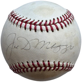 Joe DiMaggio Autographed American League Bobby Brown Baseball (JSA)