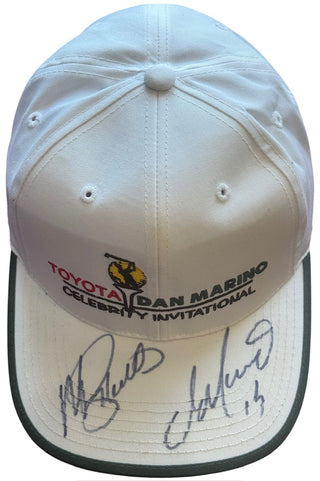 Dan Marino Mike Schmidt Autographed Toyota Celebrity Invitational Hat
