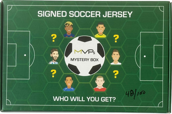Mystery Memorabilia Box: Autographed Soccer Jersey with Beckett COA Limited to /100