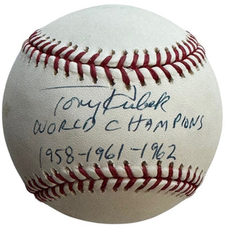 Tony Kubek Autographed Official Major League Baseball (JSA)