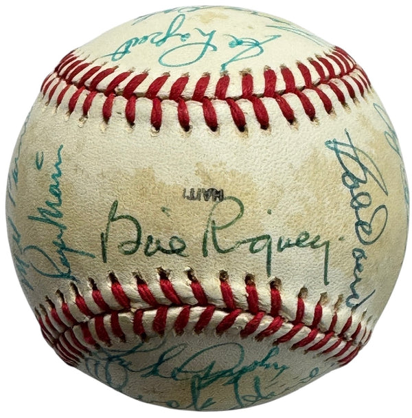 A.L. Cracker Jack Old Timers Autographed Baseball (Beckett)