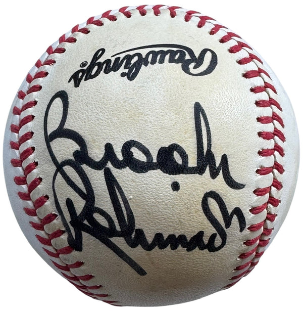 Brooks Robinson Autographed Cracker Jack Old Timers Baseball Classic Ball (JSA)