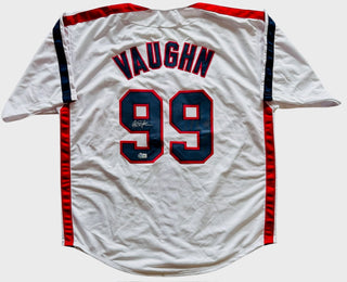 Charlie Sheen Vaughn Wild Thing Signed Major League Custom Jersey (Beckett Witness)