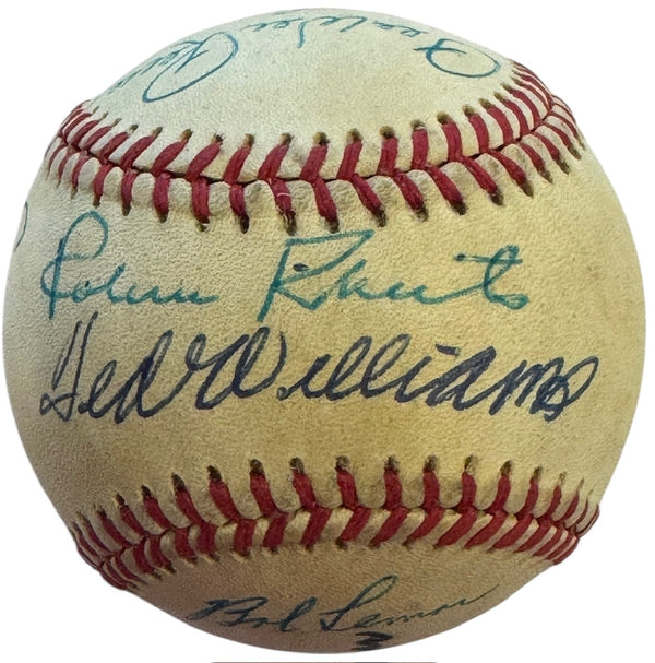 Hall Of Famers Autographed Official National League Baseball