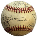 Old Timers Autographed Official National League Baseball