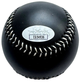George Brett Autographed Black Hall Of Fame Fotoball (JSA)