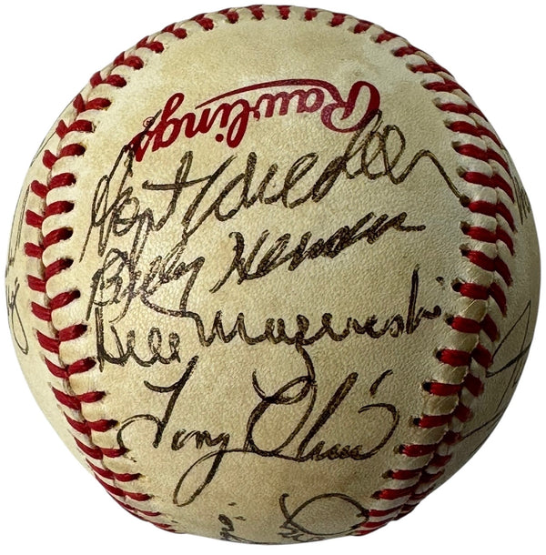 Hall Of Famers and Stars Old Timers Classic Autographed Official Baseball (JSA)