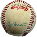 A.L. Cracker Jack Old Timers Autographed Baseball (Beckett)