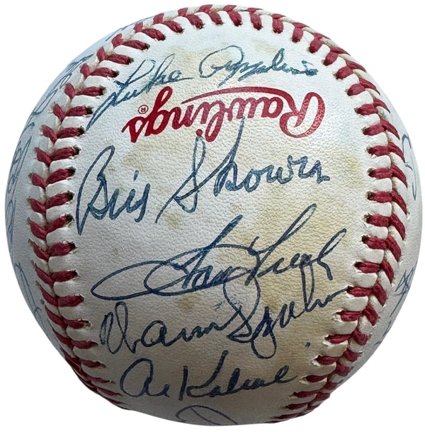 Hall Of Famers and Stars Old Timers Classic Autographed Official Baseball (Heritage)