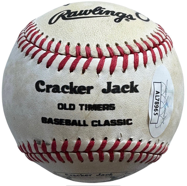 Brooks Robinson Autographed Cracker Jack Old Timers Baseball Classic Ball (JSA)
