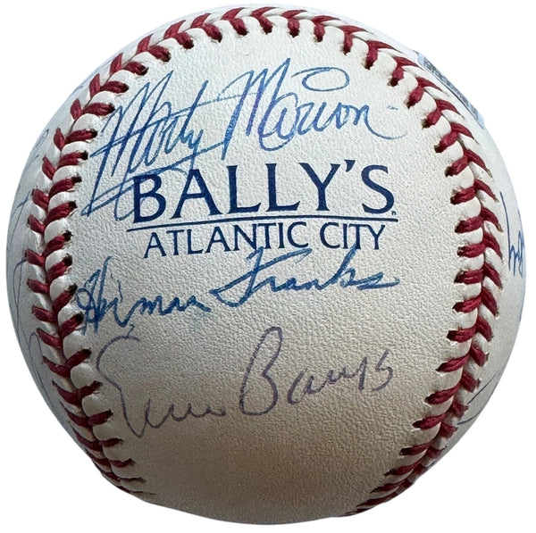 Willie Mays 70th Birthday Attendees Autographed Baseball (Beckett)