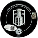 Aleksander Barkov Signed 2025 Stanley Cup Champions Official Puck (JSA Witness)
