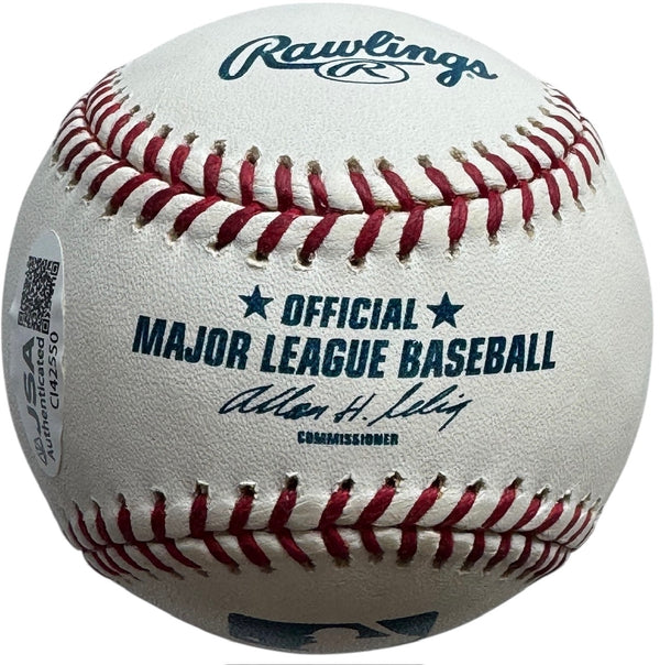 Tommy Lasorda Autographed Official Major League Baseball (JSA)