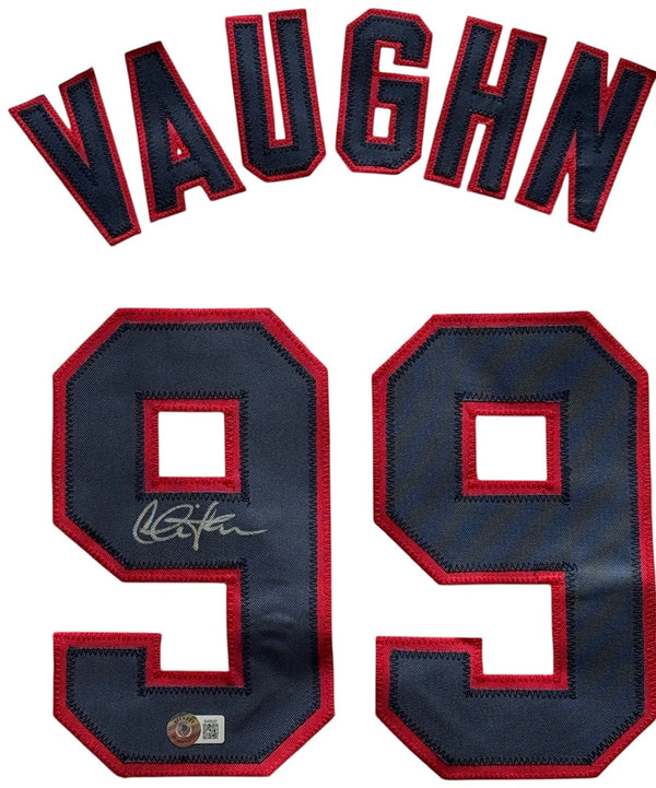 Charlie Sheen Vaughn Wild Thing Signed Major League Custom Jersey (Beckett Witness)