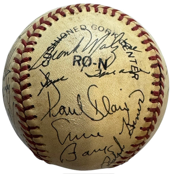Old Timers Autographed Official National League Baseball