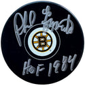 Phil Esposito Autographed Bruins Official Puck (JSA)