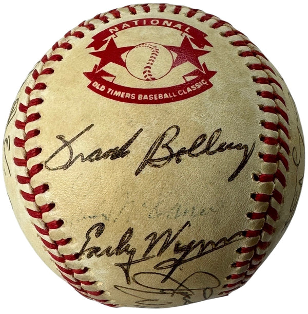 Hall Of Famers and Stars Old Timers Classic Autographed Official Baseball (JSA)