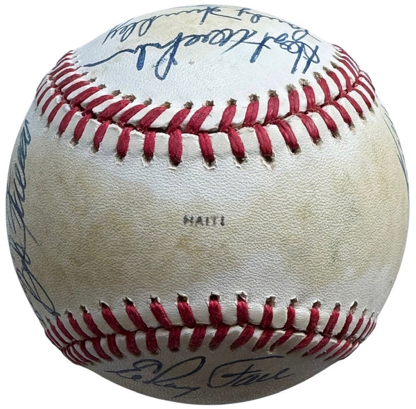 N.L. Cracker Jack Old Timers Autographed Baseball (Beckett)