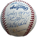 Willie Mays 70th Birthday Attendees Autographed Baseball (Beckett)