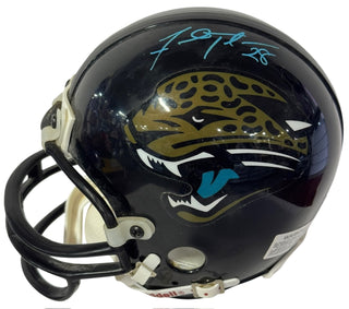 Fred Taylor Autographed Jacksonville Jaguars Mini Helmet (Fred Taylor Holo)