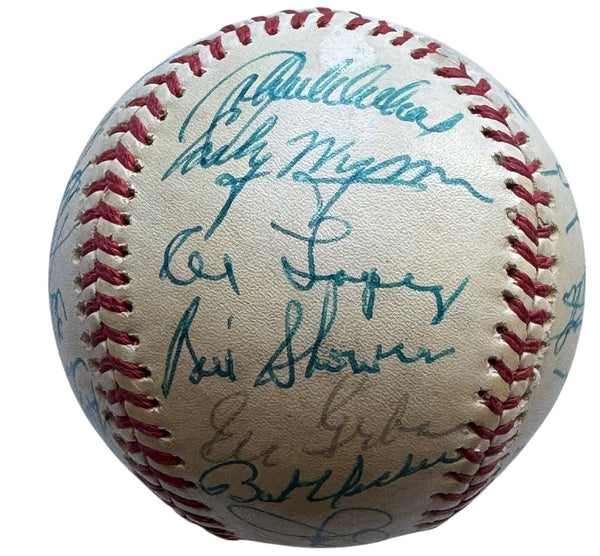 HOF & Old Timers Autographed Official American League Baseball