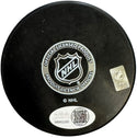 Sam Bennett B2B Autographed Panthers Logo Puck (JSA Witness)