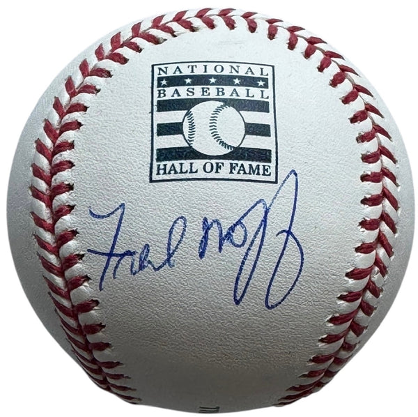 Fred McGriff Autographed Official Hall Of Fame Logo Baseball (JSA)