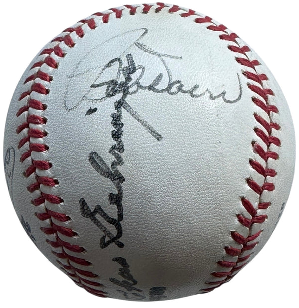 Hall Of Famers & Stars Autographed Official Babe Ruth League Baseball