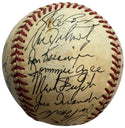 Old Timers Autographed Official National League Baseball