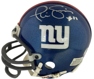 Phil Simms Autographed Giants Mini Helmet (Beckett)