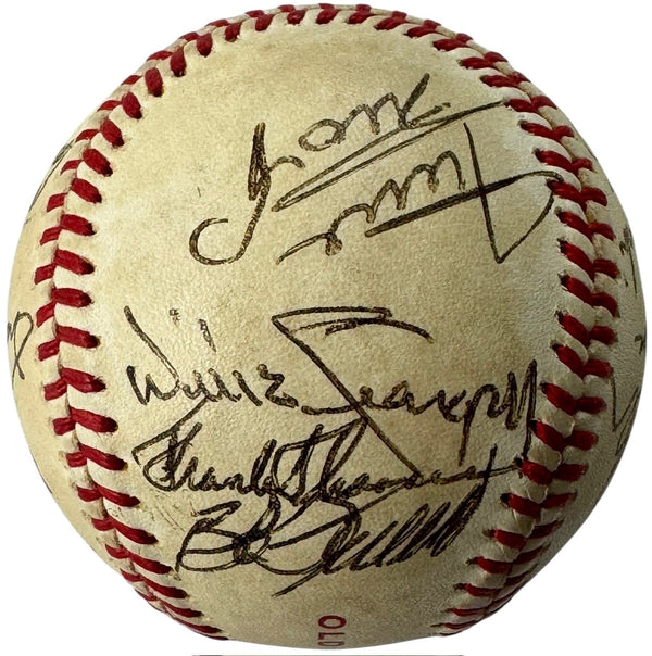 Hall Of Famers and Stars Old Timers Classic Autographed Official Baseball (JSA)