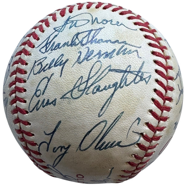 Hall Of Famers and Stars Old Timers Classic Autographed Official Baseball (Heritage)