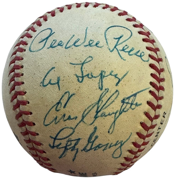 Hall Of Famers Autographed Official National League Baseball