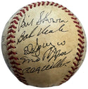 Old Timers Autographed Official National League Baseball