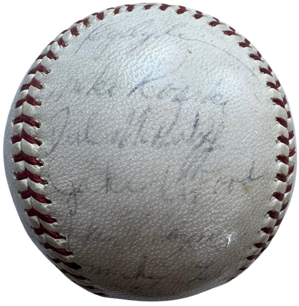 1966 Detroit Tigers Autographed Official American League Baseball (JSA)