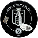 Eetu Luostarinen Signed 2025 Stanley Cup Champions Official Puck (JSA Witness)